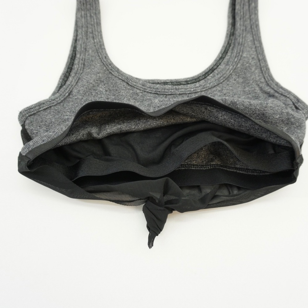 Splendid Studio Ribbed Front Mesh Back Sports Bra - Picture 4 of 5